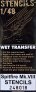 1/48 Spitfire Mk.VIII Stencils Eduard Wet Transfers