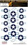 1/48 Decals U.S. National Insignia 1943-1944