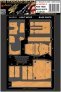 1/48 Boeing B-17 Flying Fortress Wooden Floors & Ammo Boxes Pine