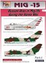 1/72 Decals MiG-15 Russian Aces in Korea War Pt.2