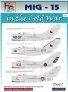 1/72 Decals MiG-15 in the Cold War  Part 1
