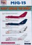 1/48 Decals MiG-15 Fagot around the world  Part 3