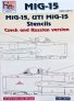 1/48 Decals & Stencils MiG-15/MiG-15 UTI (CZ,RU)