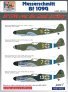 1/48 Decals Bf 109G over the Czech territory Pt.1