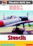 1/72 Stencils Mitsubishi A6M2 Zero