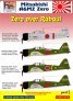 1/72 Decals Mitsubishi A6M2 Zero over Rabaul Pt.2