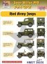 1/35 Decals Jeep Willys MB/Ford GPW Red Army 1