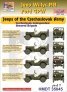 1/35 Decals J.Willys MB/Ford GPW CZ Army Brigade