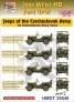 1/35 Decals J.Willys MB/Ford GPW CZ Army Corps