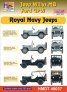 1/48 Decals Jeep Willys MB/Ford GPW Royal Navy
