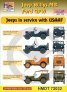 1/72 Decals Jeep Willys MB/Ford GPW in USAAF service