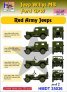 1/35 Decals Jeep Willys MB/Ford GPW Red Army 2