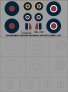 1/48 Supermarine Spitfire roundels and fin flashes Late