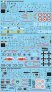 1/48 Fiat G.91R Super Decals Sheet For 6 Versions Instrument Pan image 1