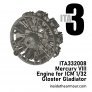 Motore Mercury VIII per Gloster Gladiator ICM 1/32