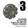 Motore Mercury VIII per Gloster Gladiator ICM 1/32 image 1