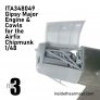 Detail Set Gipsy Major Engine Chipmunk T.10/T.20 1/48