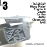 Detail Set Gipsy Major Engine Chipmunk T.10/T.20 1/48 image 2