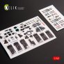 1/48 Grumman F-14A Tomcat late interior decals for Tamiya