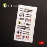 1/48 Grumman F-14A Tomcat late interior decals for Tamiya image 2
