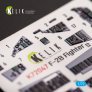 1/72 Jasdf F-2B Fighter interior decals for Fine Mold image 3