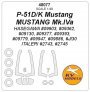 1/48 North-American P-51 + wheels masks