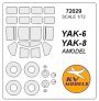 1/72 KV72029Yakovlev Yak-6 and Yak-8 + wheels masks