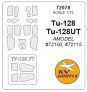 1/72 Tupolev u-128 / u-128U + wheels masks
