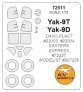 1/72 Yakovlev Yak-7 masks