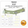 KV Decals Sikorsky H-21 Helicopter Decals 1/48