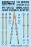1/32 WWI Fighter Set Fokker Seat Belt decals