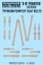 1/32 WWII Fighter Set-Hawker Typhoon Tempest Seat Belt decals