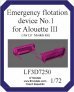 1/72 Alouette III Emergency flotation device No.1 for LF Models