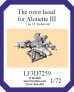 1/72 The rotor head for Alouette III LF