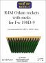 LF Model Roquettes R4M Orkan avec supports Fw 190D-9 1/72