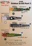 Lifelike 1/48 Fokker D.VII Parte 3 Decalcomanie