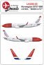 1/200 NORWEGIAN Boeing 737-800W 6000TH TAIL image 1