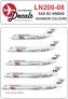 1/200 SAS Douglas DC-9/MD80s rainbow livery