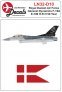 1/32 RDAF/Royal Danish Air Force General-Dynamics F-16A E-190