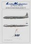 Lima November DC-7C SAS 1/144 D�calcomanies Flotte