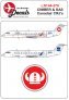 1/144 Cimber + flying for SAS Canadair Bombardier CRJ-200