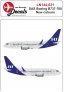 1/144 Sas new cs Boeing 737-700