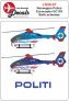 1/48 Norwegian Police Eurocopter EC135 both schemes