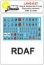 1/48 Rdaf Squadron Shields 1950-2025