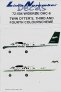 Decals 1/72 DHC-6 Twin Otter Wideroe Schema 3 und 4