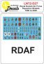 1/72 Rdaf Squadron Shields 1950-2025