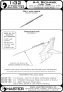 1/32 A-4 Skyhawk vertical stabilizer Pitot Tube image 1