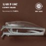 1/48 Canopy frame of single seat F-16 Tamiya image 6