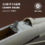 Mini Craft F-14A/F-14B Tomcat Canopy Frame 1/48 for Tamiya image 5