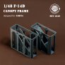 Mini Craft Grumman F-14D Tomcat Canopy Frame 1/48 for Tamiya image 9